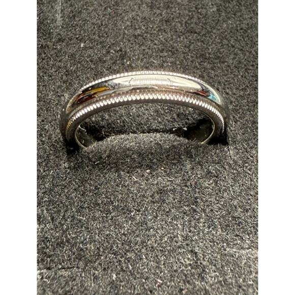 Tiffany &‎ Co. Together Milgrain Ring, Size 4 1/8, 3mm Model, Pt950 Platinum - Picture 1 of 6
